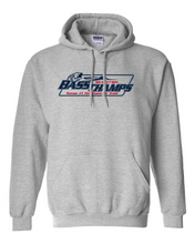 Load image into Gallery viewer, Bass Champs Logo Hoodie. Cotton Blend Traditional Hoodie
