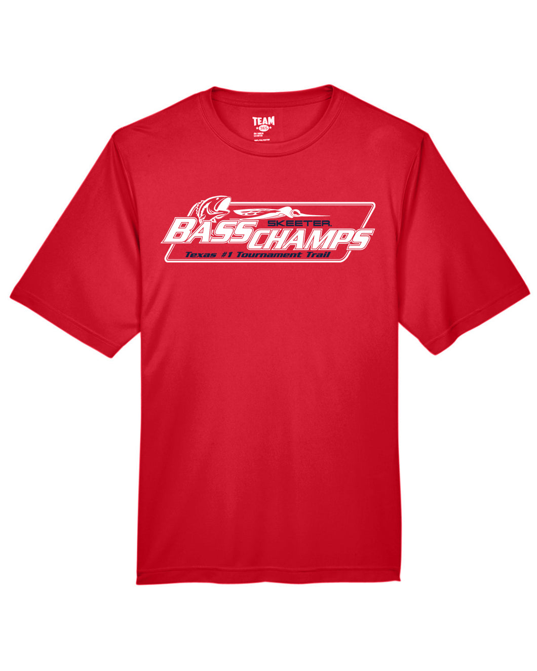 PERFORMANCE Bass Champs Logo Tee Moisture Wicking Cool Fabric in 5 Colors